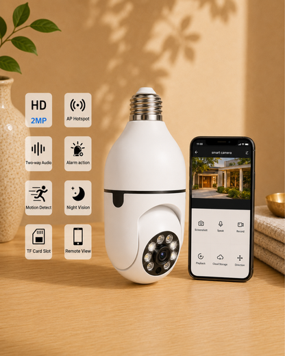 Ampolleta WiFi HD con Cámara 360