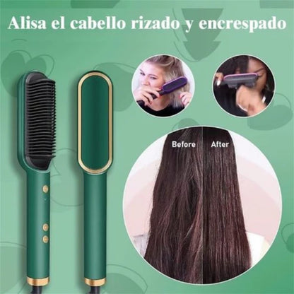 Cepillo Alisador y Risador 2 en 1.