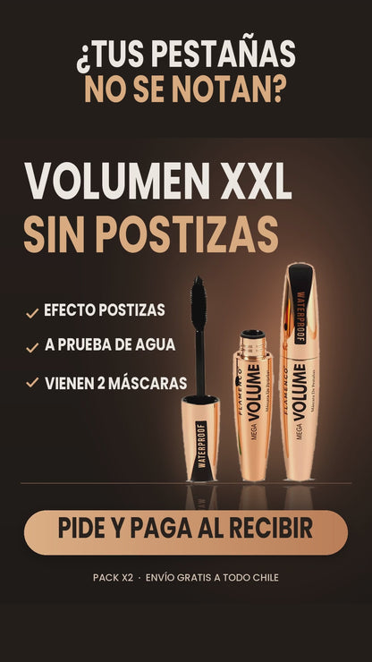 Máscara de Pestañas Mega Volume Flamenco · Pack x2