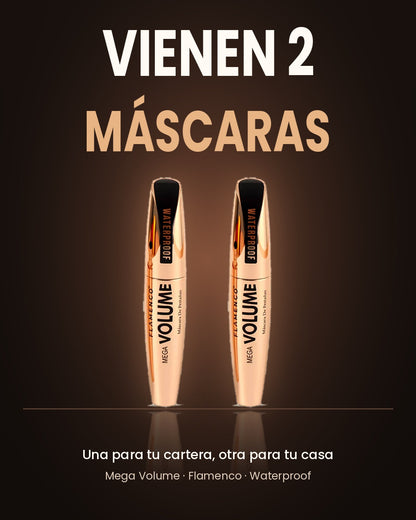 Máscara de Pestañas Mega Volume Flamenco · Pack x2